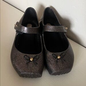 Mini Melissa sparkle ballet style shoes